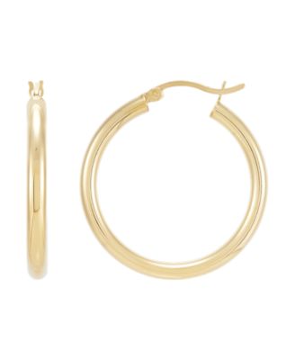 Giani Bernini Polished Tube Hoop Earrings, 30mm, Created for Macy's