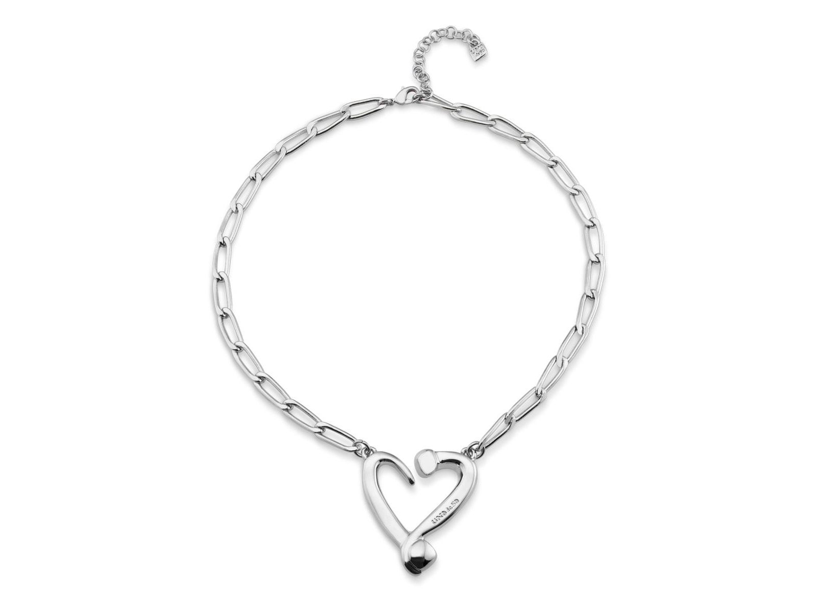 Металлическое ожерелье UNOde50 Medium Heart