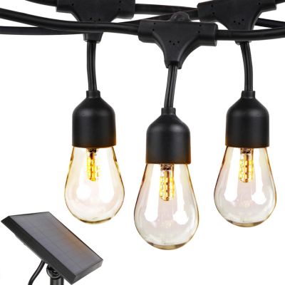 Brightech Ambience Pro, уличная светодиодная гирлянда на солнечных батареях, 27 ft, мягкий белый свет