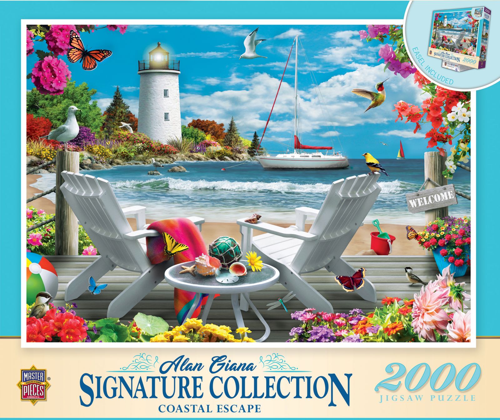 Пазл MasterPieces Signature Collection - Coastal Escape 2000 Piece