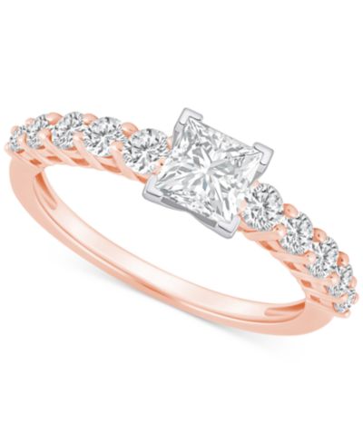 Помолвочное кольцо Diamond Princess (1 ct. t.w.) в золоте 14k