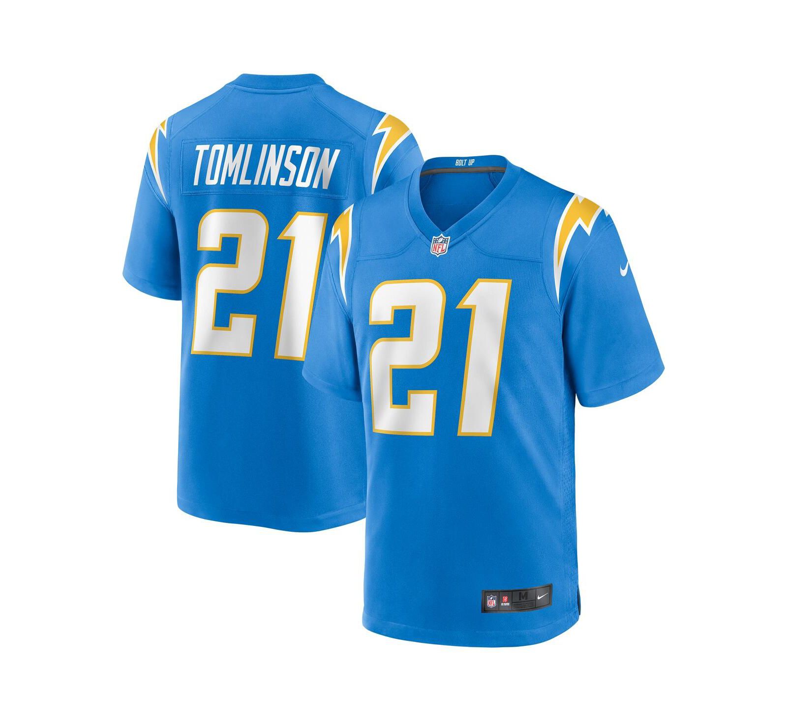 Мужская джерси Nike LaDainian Tomlinson Los Angeles Chargers Powder Blue