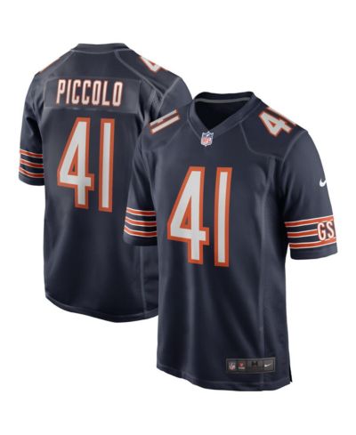 Мужская джерси Nike Brian Piccolo Navy Chicago Bears Game Retired Player