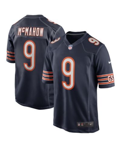 Мужская джерси Nike Jim McMahon Chicago Bears Game Retired Player темно-синего цвета