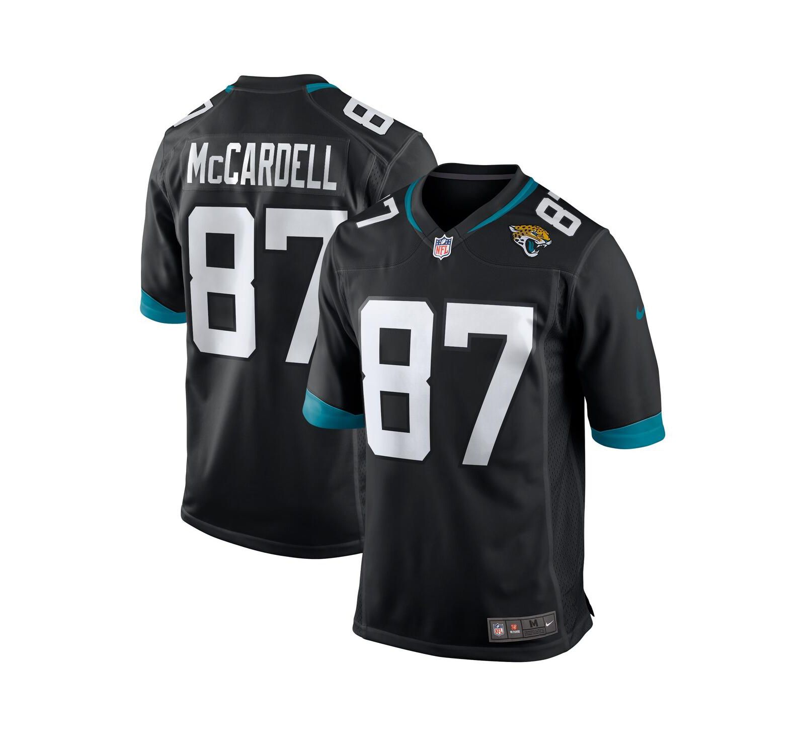 Men's Nike Keenan McCardell Black Jacksonville Jaguars Game Retired Player Jersey