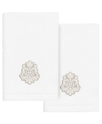 Набор полотенец Linum Home Turkish Cotton May Embellished 2-Pc. Fingertip
