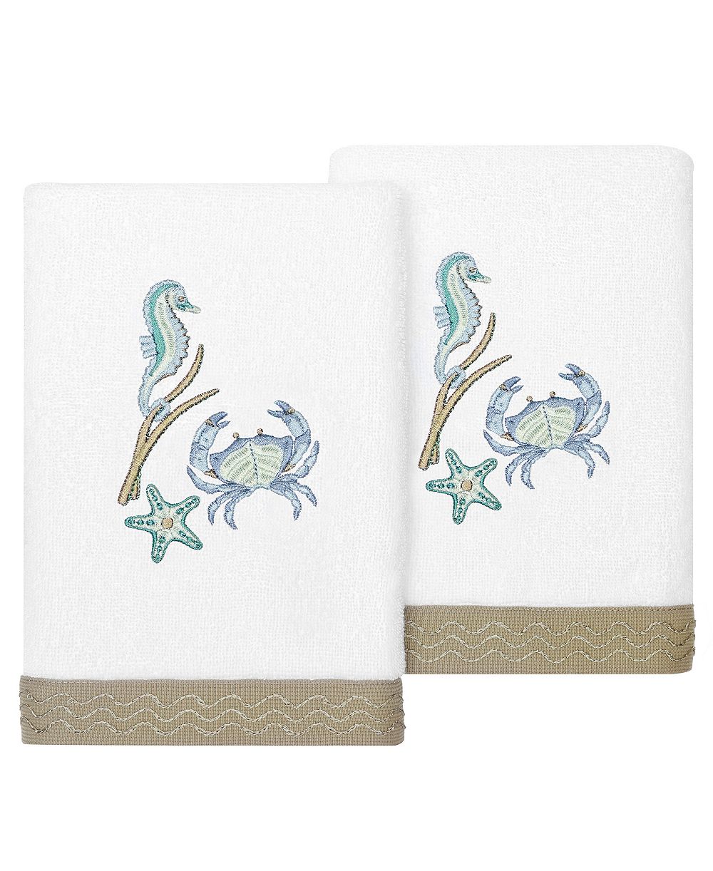 Набор из 2 полотенец для рук Linum Home Turkish Cotton Aaron
