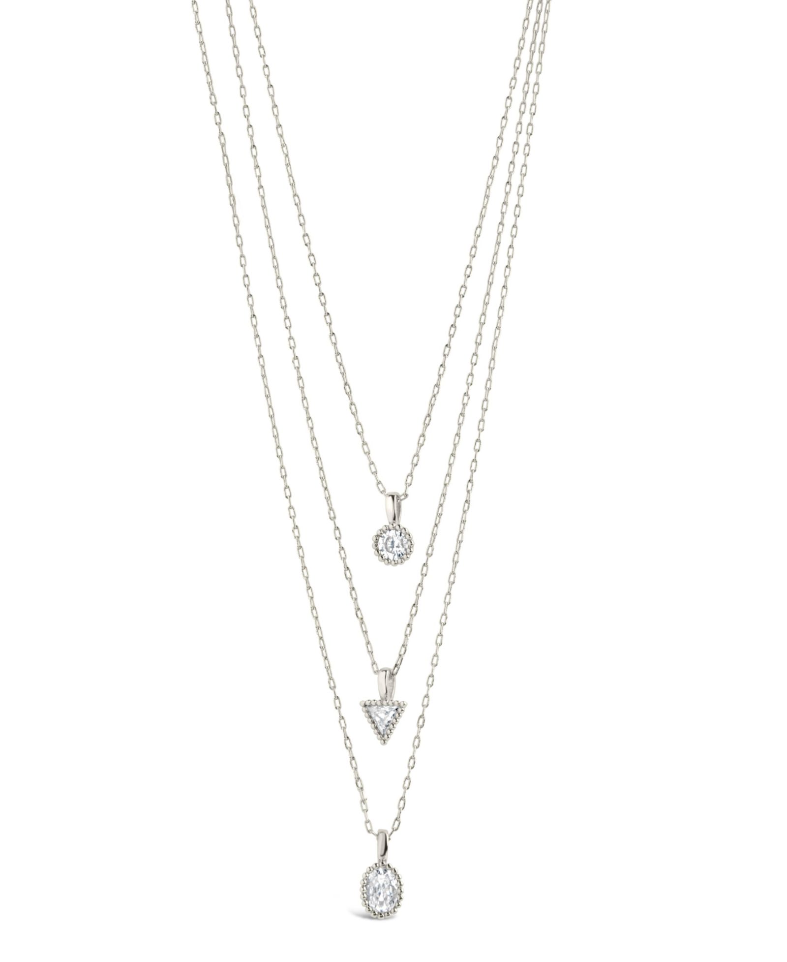 Sterling Forever Julie Многослойное ожерелье