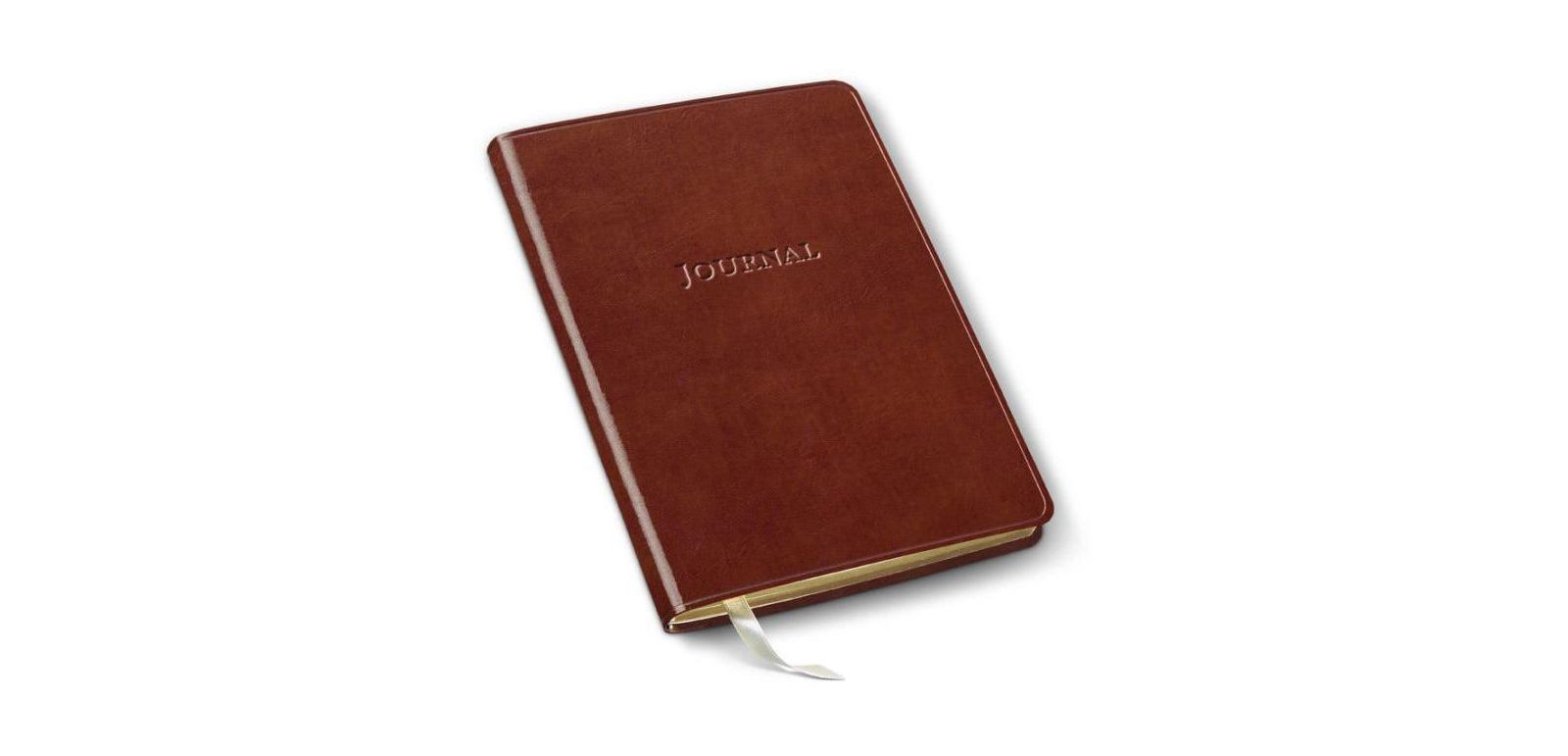 Brown Bonded Leather Journal 6X8 by Gallery Leather