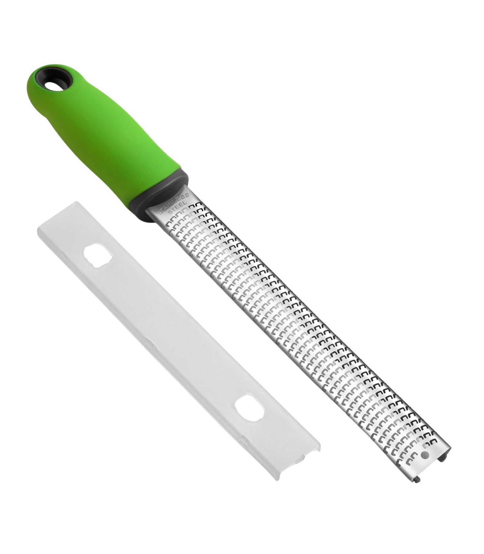 Stainless Steel Zester Grater with Handle for Cheese & Vegetables