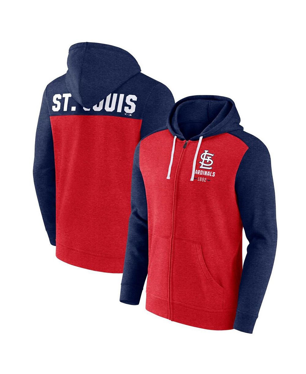 Мужское худи на молнии Fanatics St. Louis Cardinals