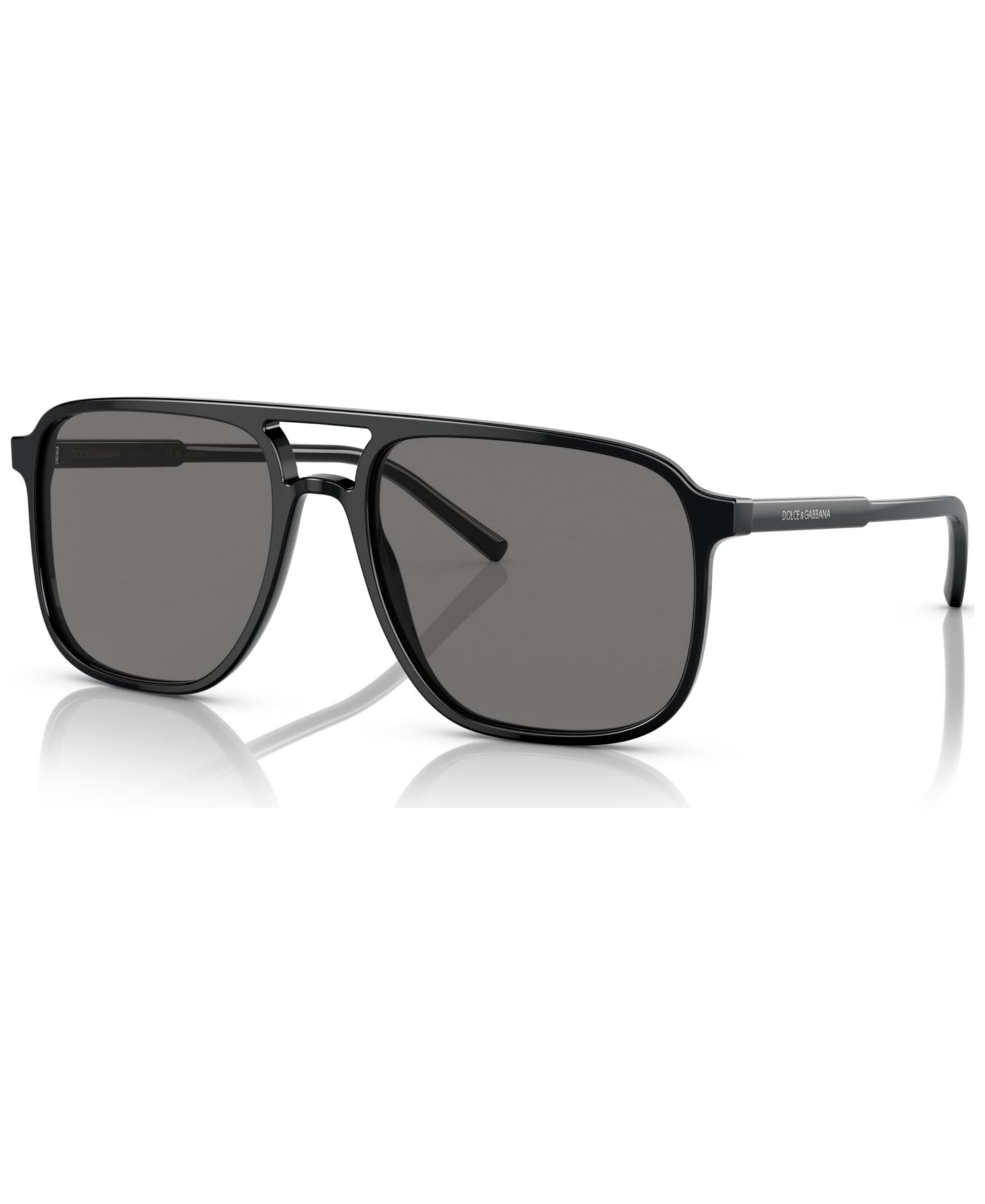 Dolce&Gabbana Men's Polarized Low Bridge Fit Sunglasses, DG4423F58-P