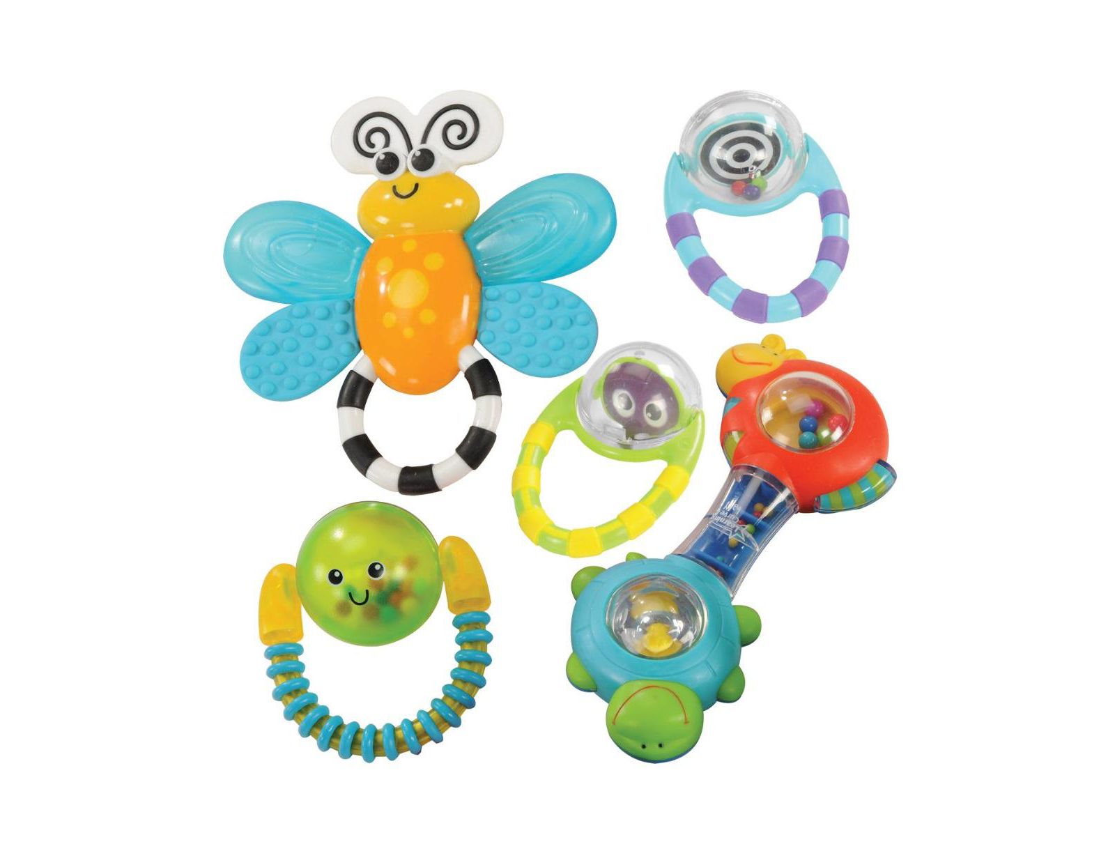 Kaplan Early Learning Grasp and Explore Rattle Set - Set of 5