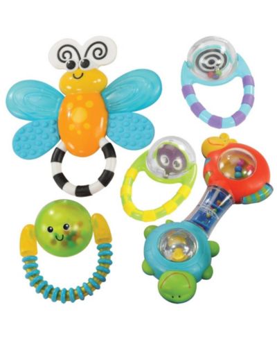 Kaplan Early Learning Grasp and Explore Rattle Set - Set of 5