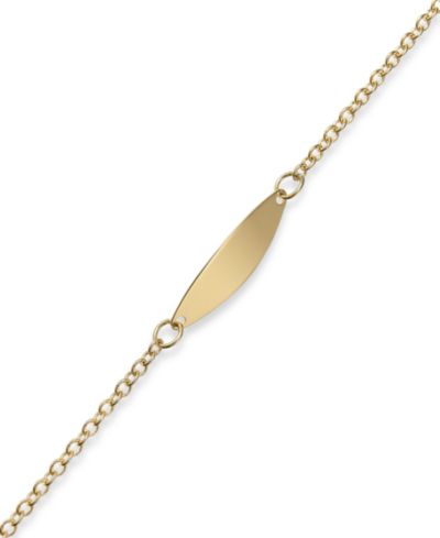 Детский браслет-идентификатор из 14k Gold