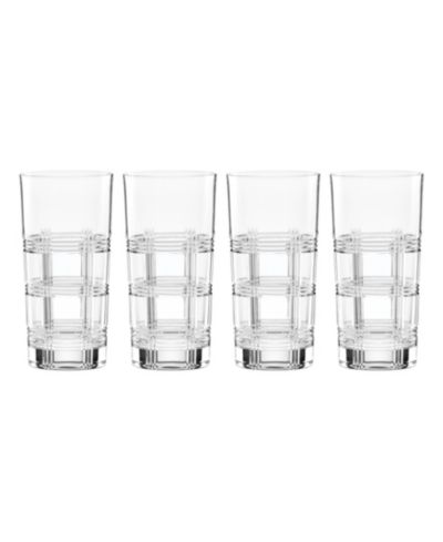 Reed & Barton Hudson Highball Glasses, Set of 4