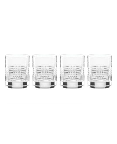 Reed & Barton Sloane Double Old Fashioned Glasses, Set of 4