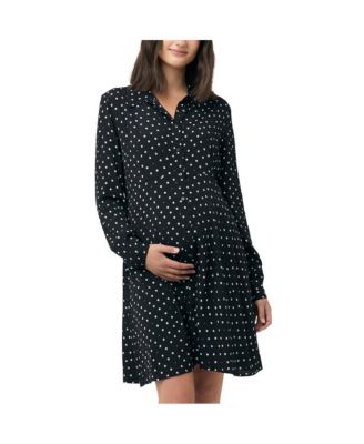Ripe Maternity Женское платье-рубашка Fifi Black