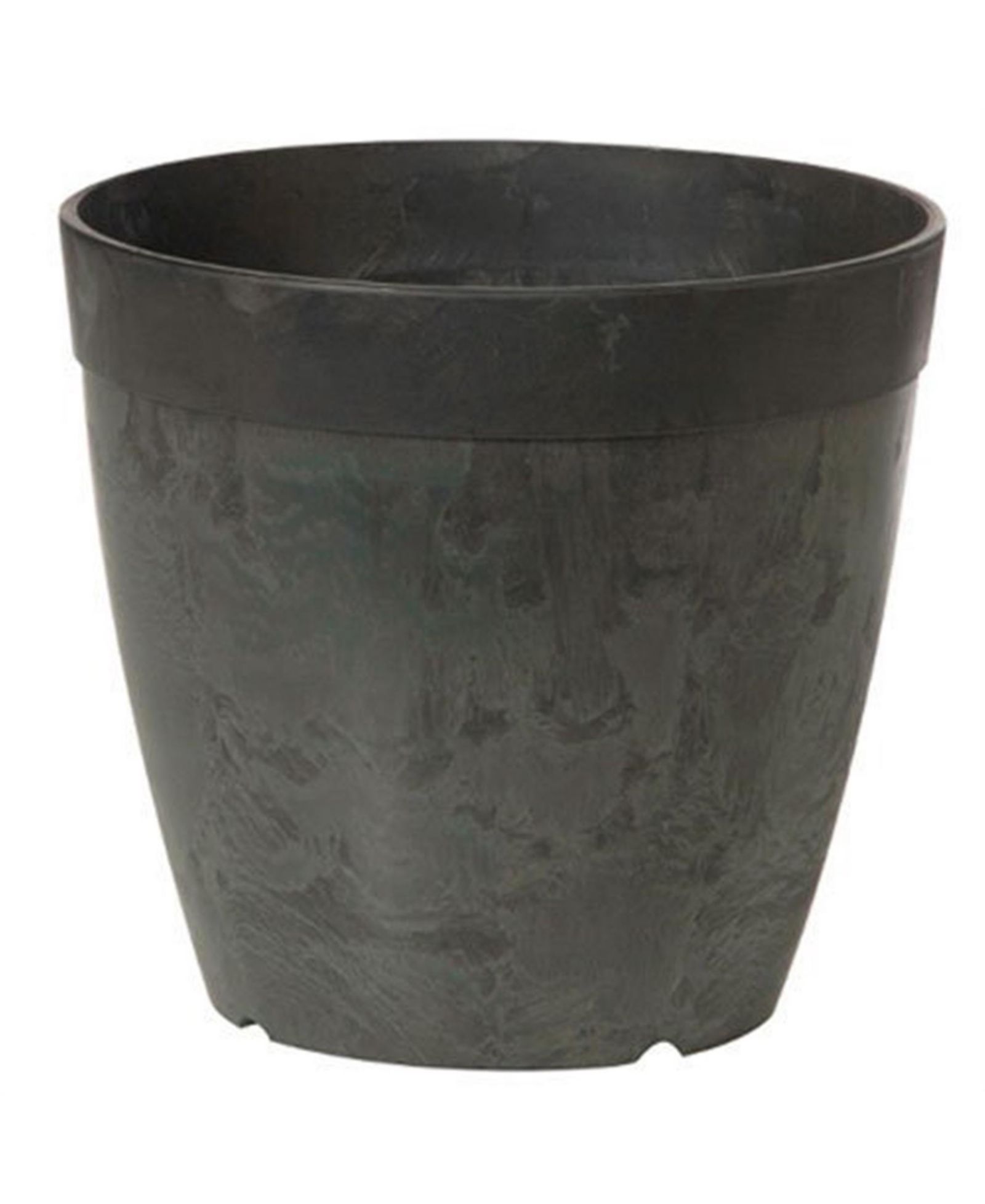 Novelty Artstone Dolce Round Planter Black 6 Inch