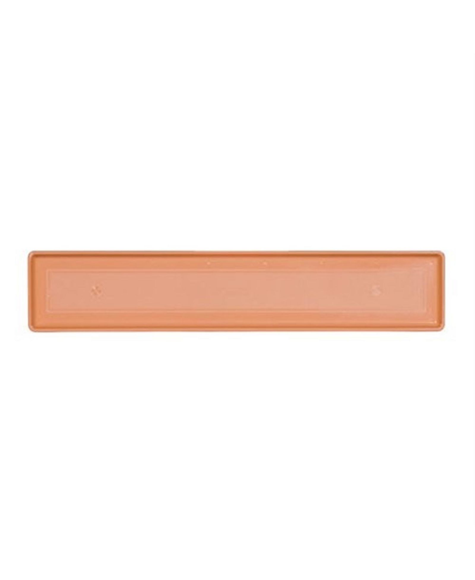 Novelty Countryside Plastic Flower Box Tray, Terracotta Color, 36-Inch