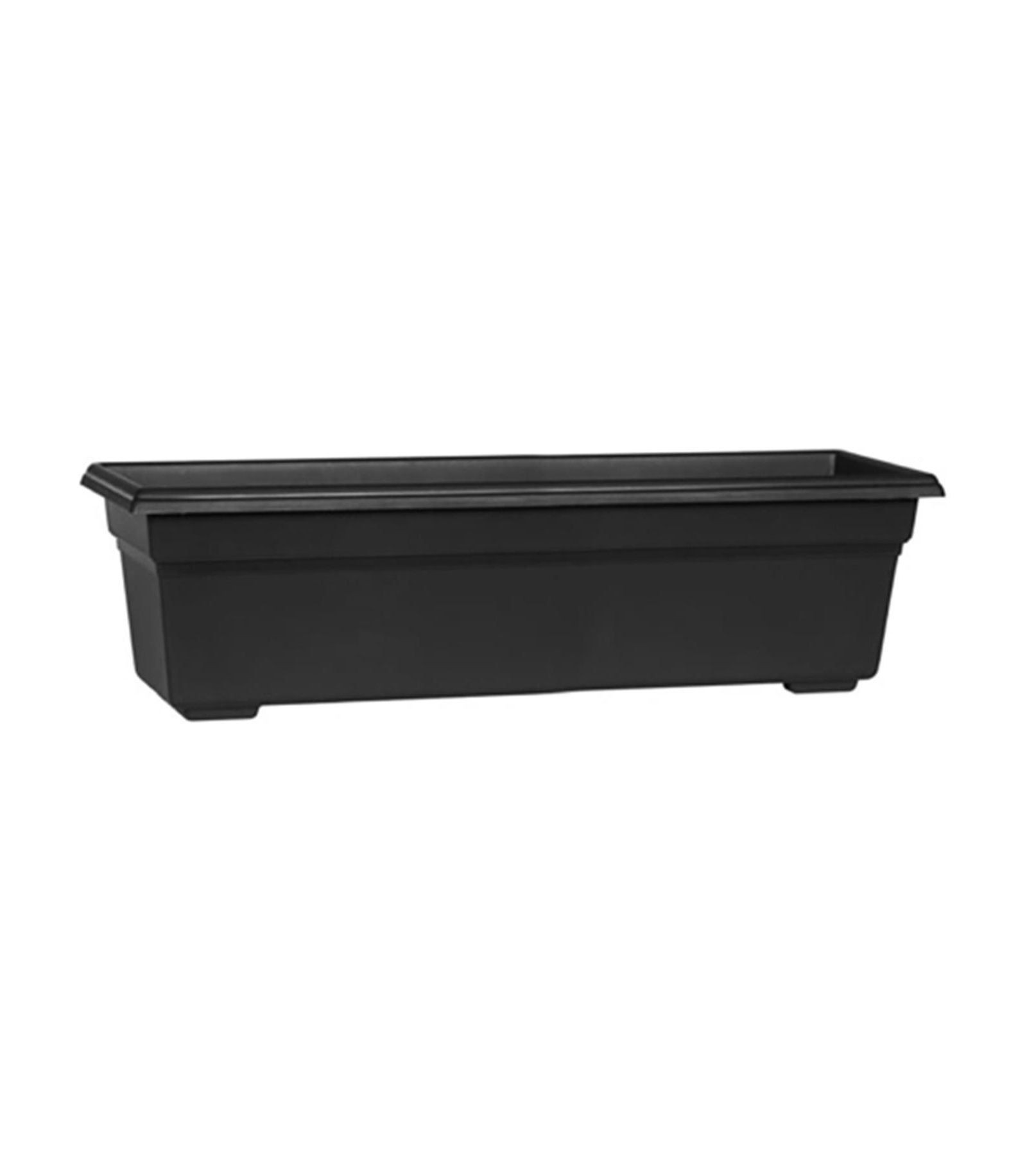 Novelty (#16248) Countryside Flower Box, Black - 24"