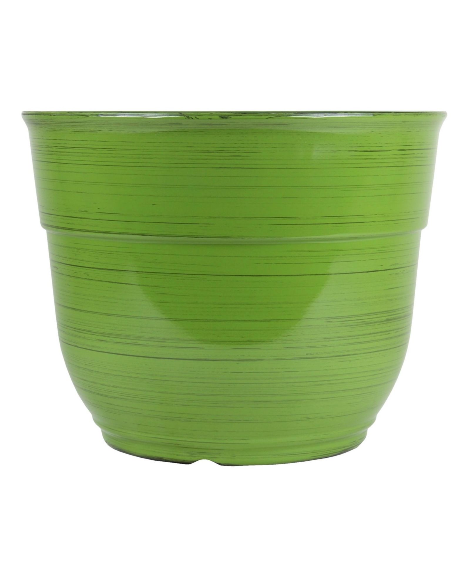 Большой пластиковый горшок Garden Elements Dark Green 15 Inch