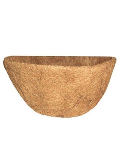 Grower Select Source Half Round Wall Basket Coco Liner, 18 inches