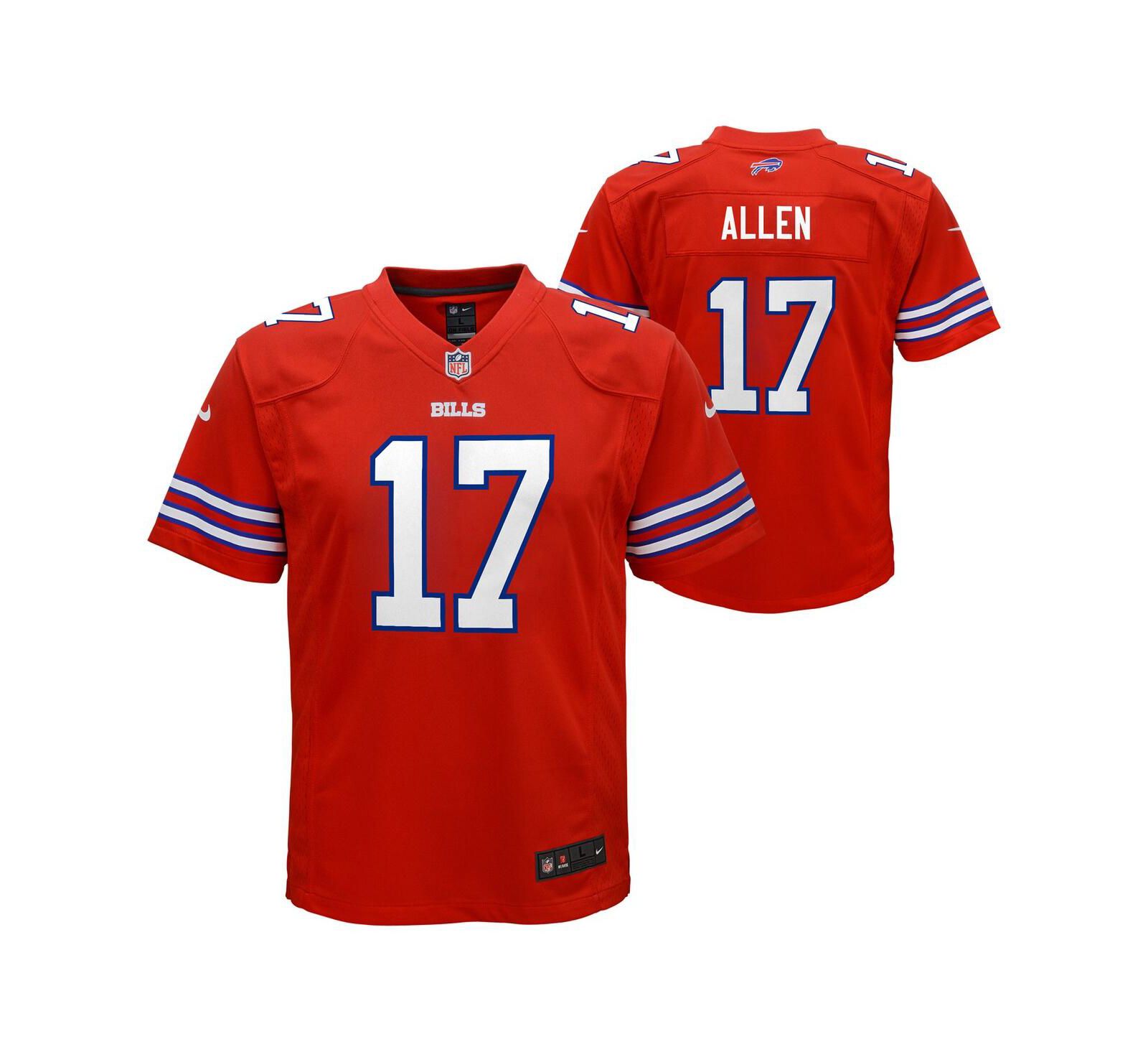 Nike джерси Josh Allen Buffalo Bills для мальчиков и девочек