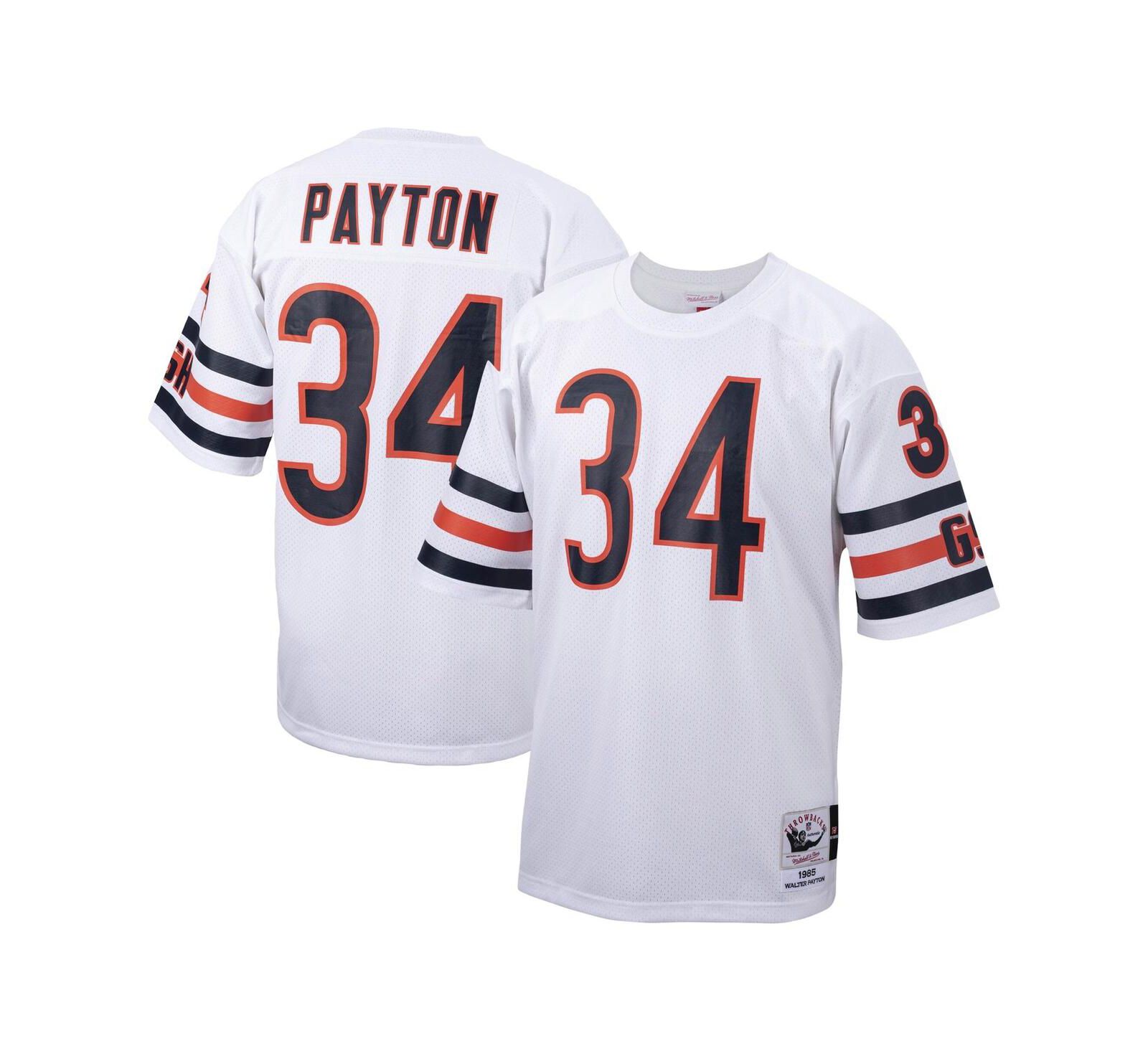 Мужская джерси Mitchell & Ness Walter Payton Chicago Bears Big and Tall 1985 Retired Player Replica