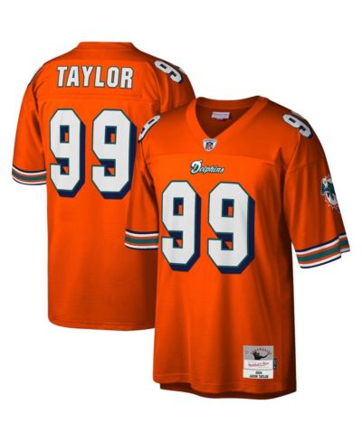 Мужская джерси Mitchell & Ness Jason Taylor Miami Dolphins 2004 Retired Player Replica