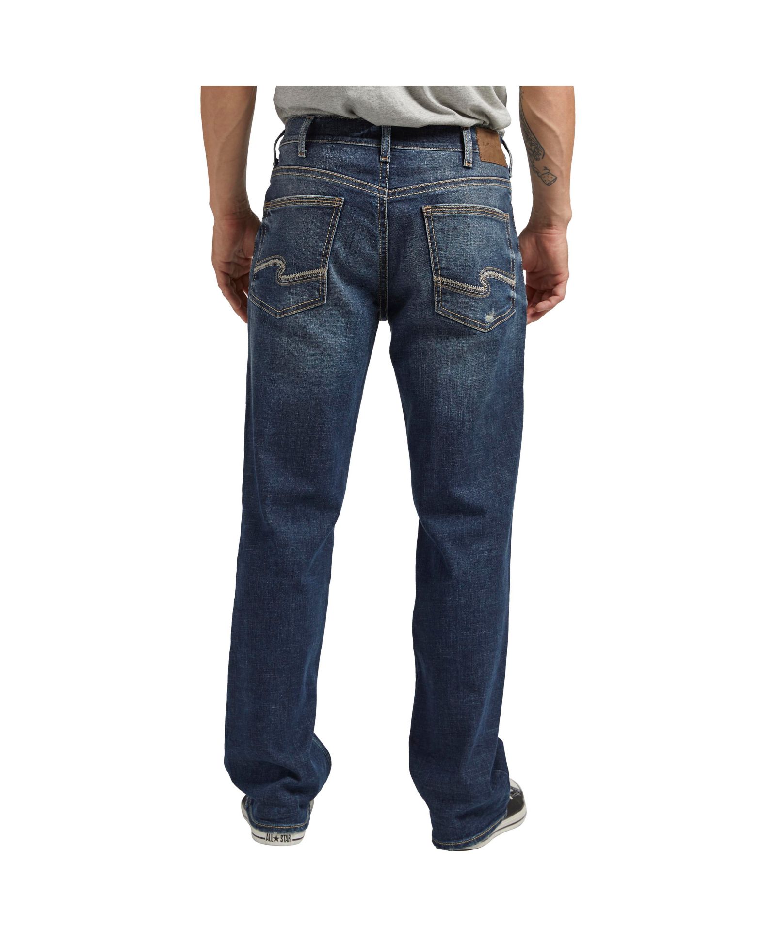 Мужские джинсы Silver Jeans Co. Gordie Relaxed Fit Straight Leg