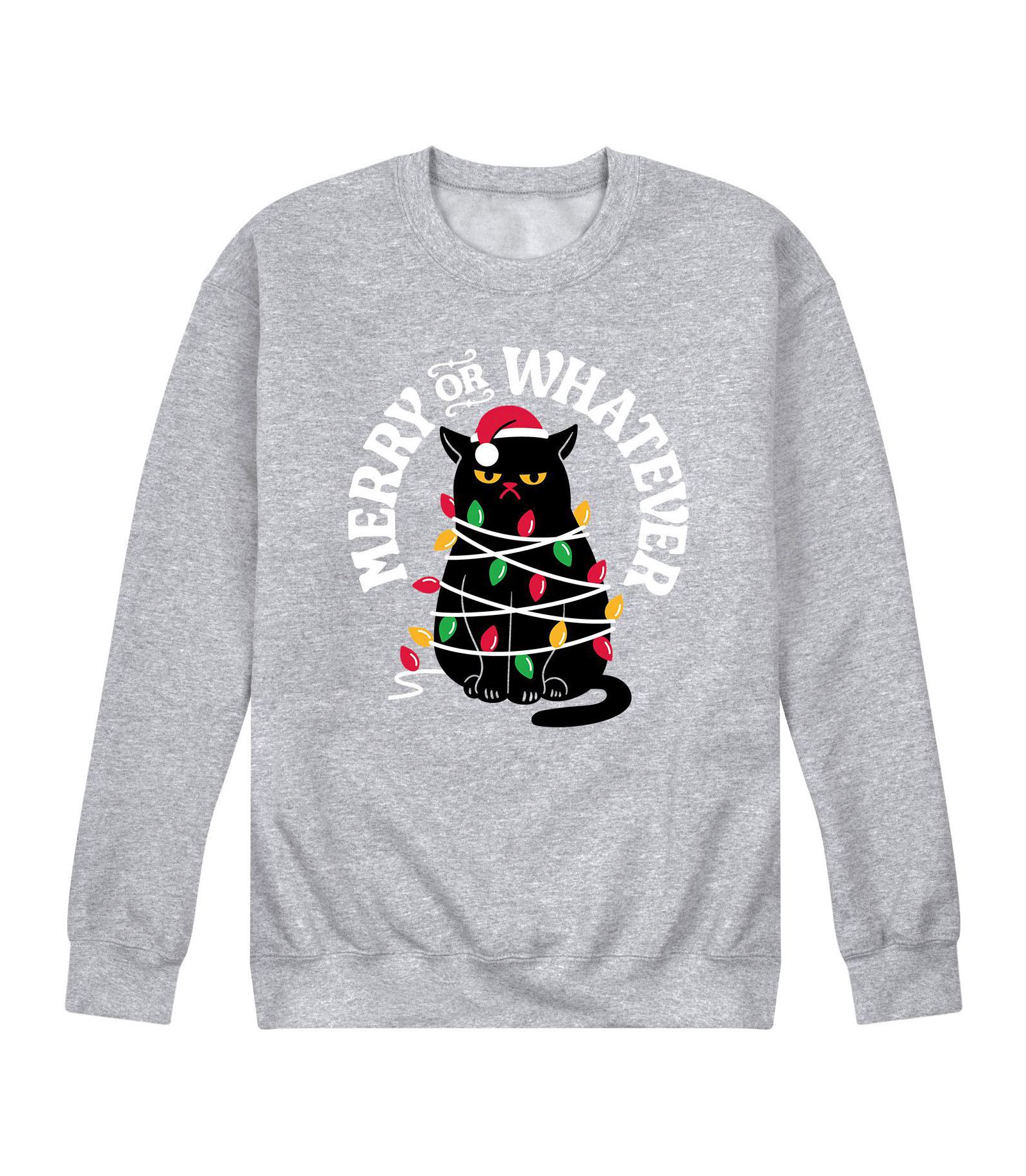 AIRWAVES Men's Merry Or Whatever Fleece T-shirt