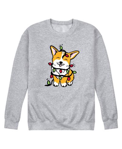 AIRWAVES Men's Corgi Lights Fleece T-shirt