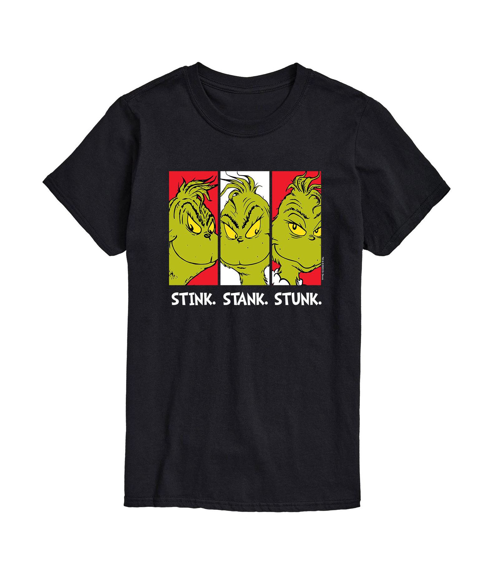 Мужская футболка AIRWAVES Dr. Seuss The Grinch Stink Stank Stunk Graphic