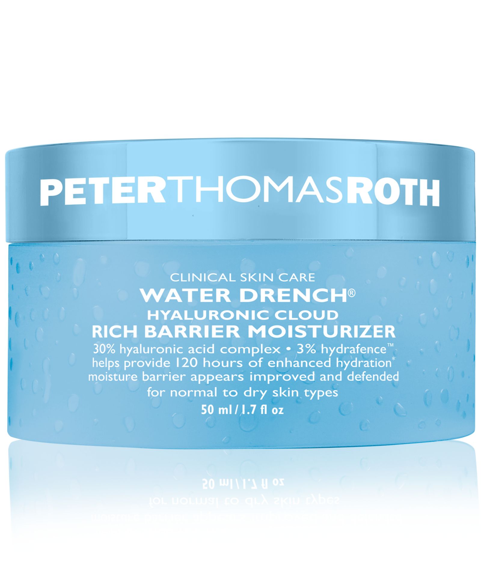 Увлажняющий крем Peter Thomas Roth Water Drench Hyaluronic Cloud Rich Barrier, 1.7oz