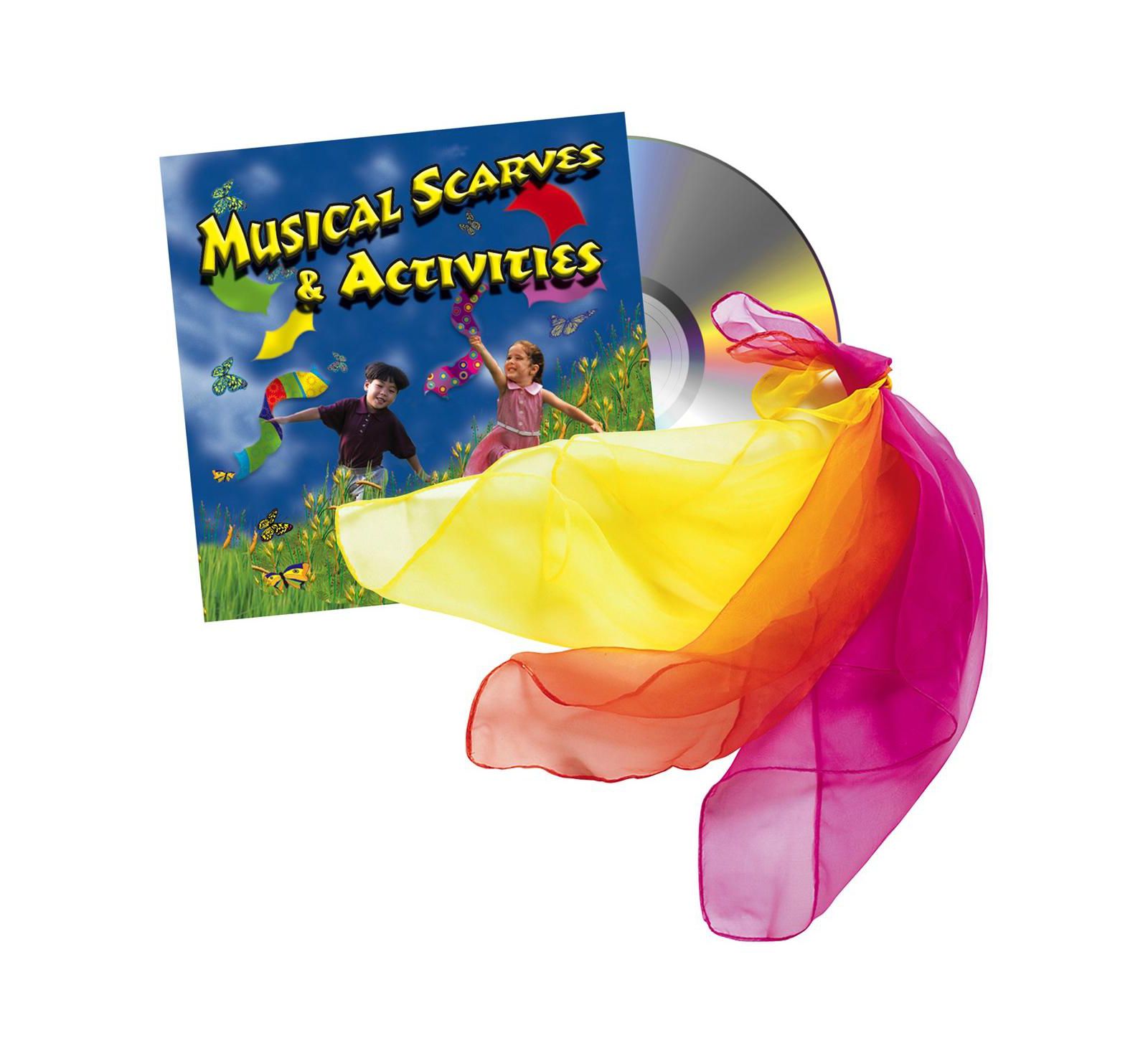 Kaplan Early Learning музыкальные платки и набор CD для физической активности