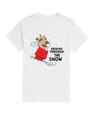 Мужская футболка AIRWAVES Peanuts Dashing Through Snow с коротким рукавом
