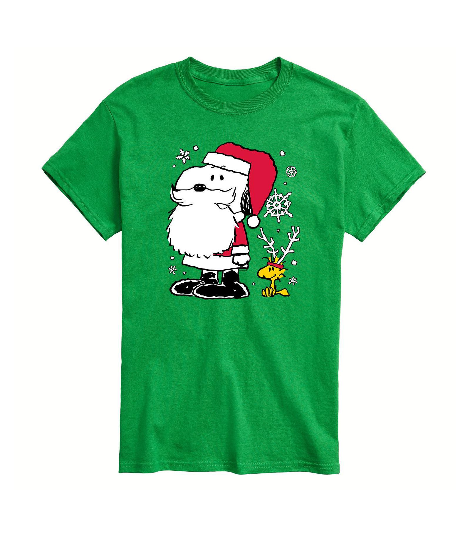 AIRWAVES мужская футболка с коротким рукавом Peanuts Christmas