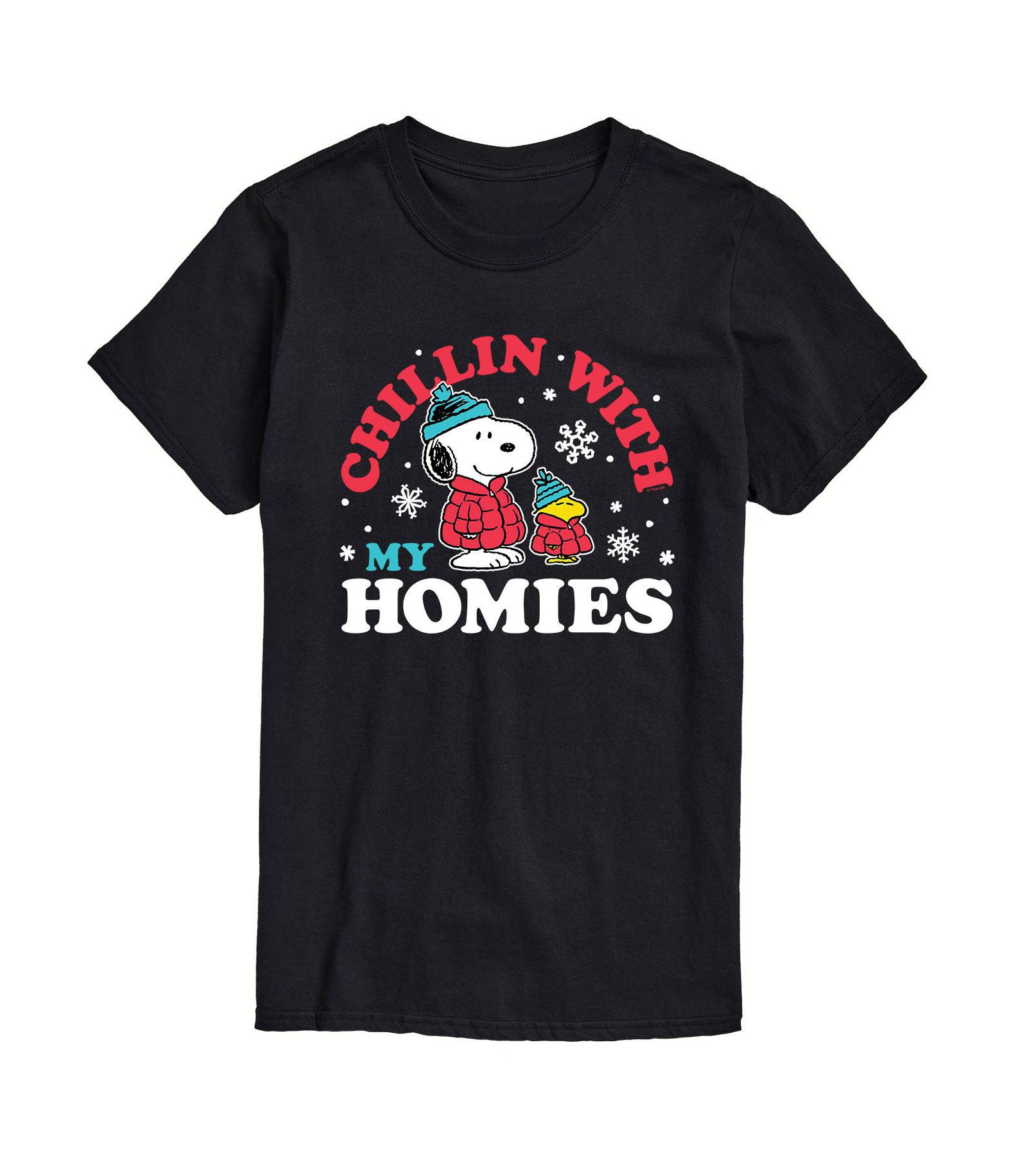 Мужская футболка AIRWAVES Peanuts Chilling with Homies Short Sleeve