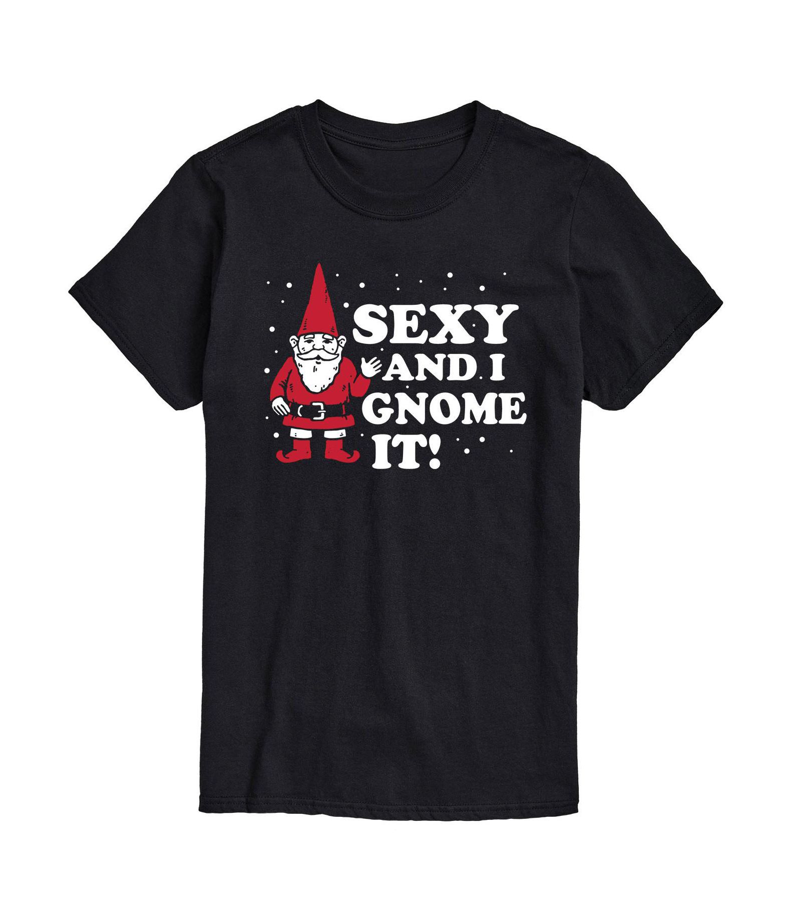 AIRWAVES Men's Sexy and I Gnome It Short Sleeve T-shirt