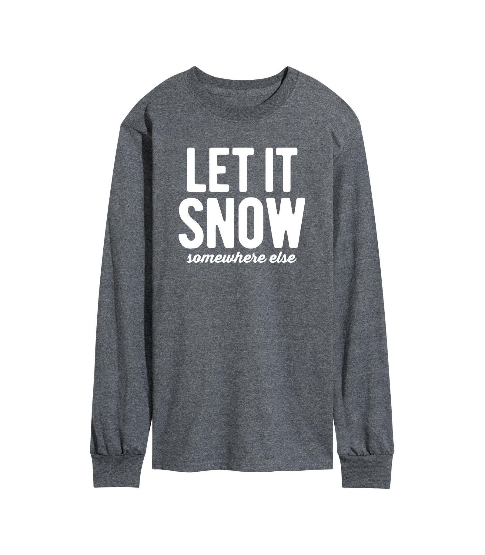 AIRWAVES Men's Let it Snow Long Sleeve T-shirt