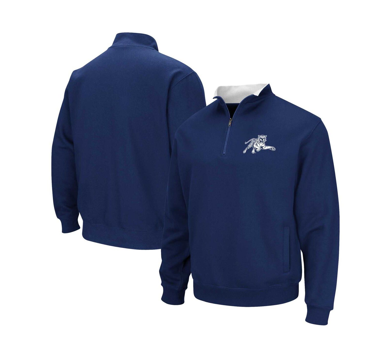 Мужской свитшот Colosseum Royal Jackson State Tigers Tortugas Quarter-Zip
