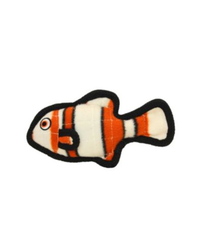 Tuffy Ocean Creature Jr Fish Orange, Dog Toy