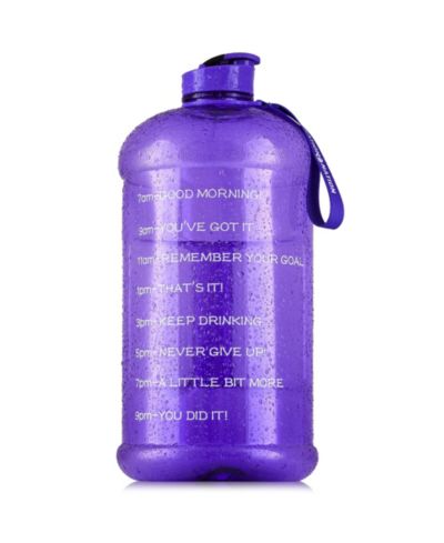 Zulay Kitchen бутылка для воды 1 Gallon с временной меткой и герметичной крышкой