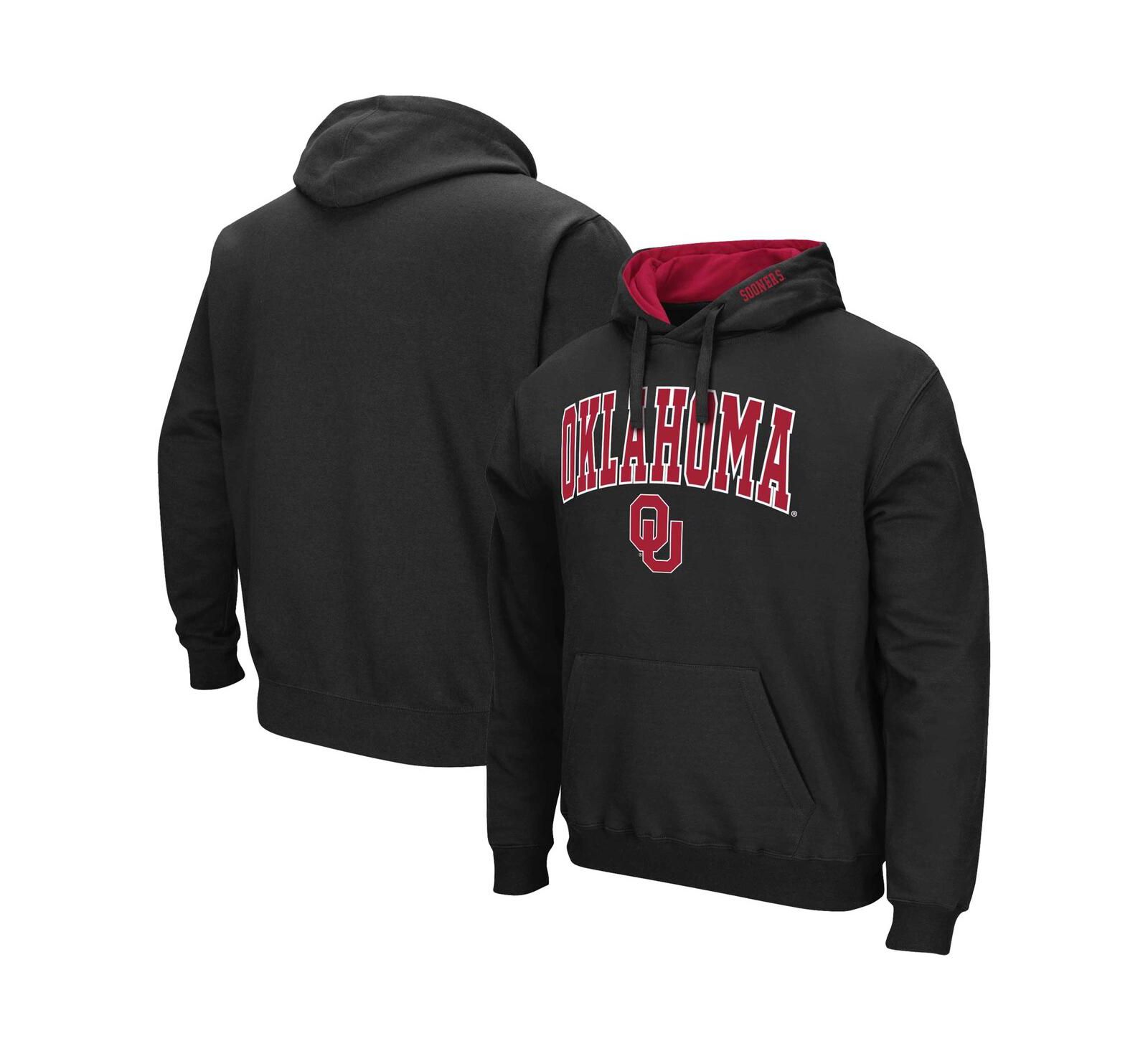 Мужская толстовка Colosseum Oklahoma Sooners Arch & Team Logo 3.0 Pullover