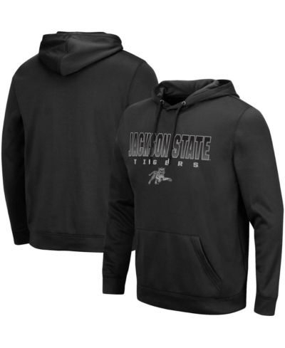 Мужское худи Colosseum Black Jackson State Tigers Blackout 3.0