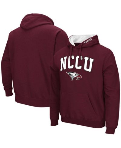 Colosseum Мужское бордовое худи North Carolina Central Eagles с логотипом