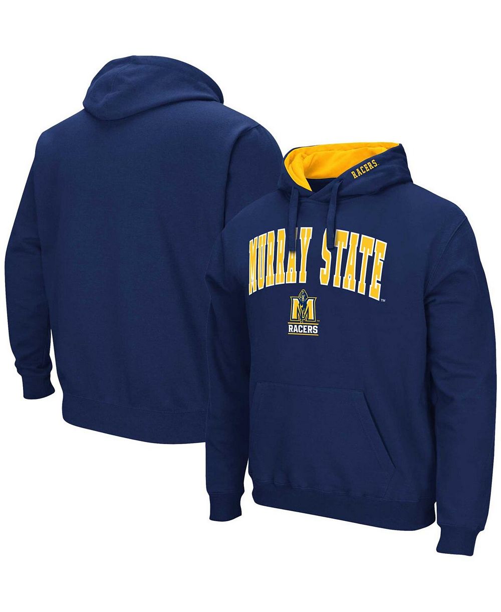 Мужская толстовка Colosseum Navy Murray St. Racers Arch & Logo Pullover