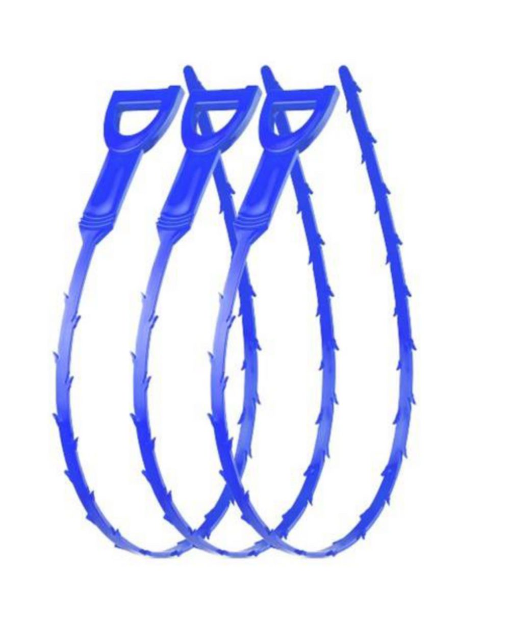 20-Inch Plumbing Snake Drain Clog Remover - 3 Pack