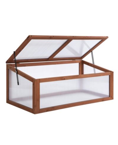 Деревянный садовый каркас Outsunny, Natural, 39" x 26" x 16"